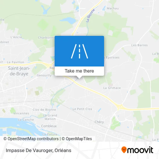 Impasse De Vauroger map