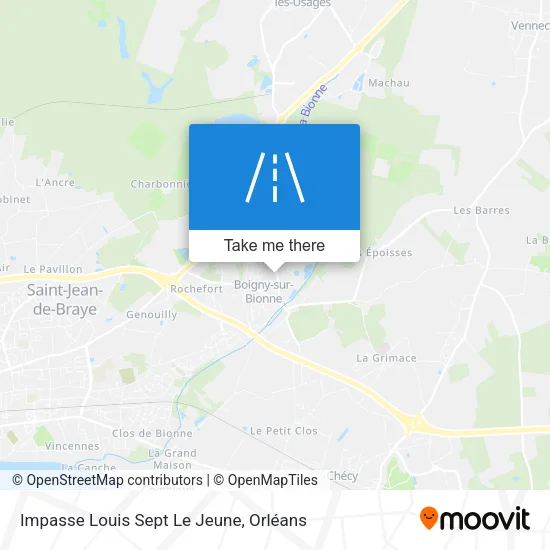 Impasse Louis Sept Le Jeune map