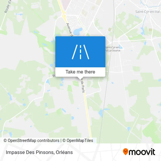 Impasse Des Pinsons map