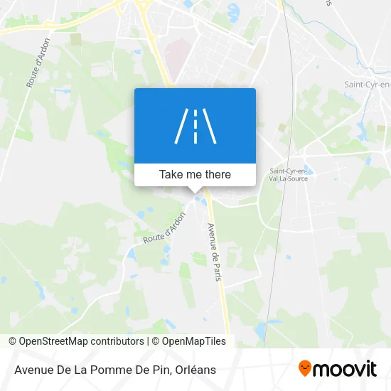 Avenue De La Pomme De Pin map