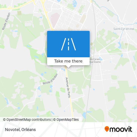 Novotel map