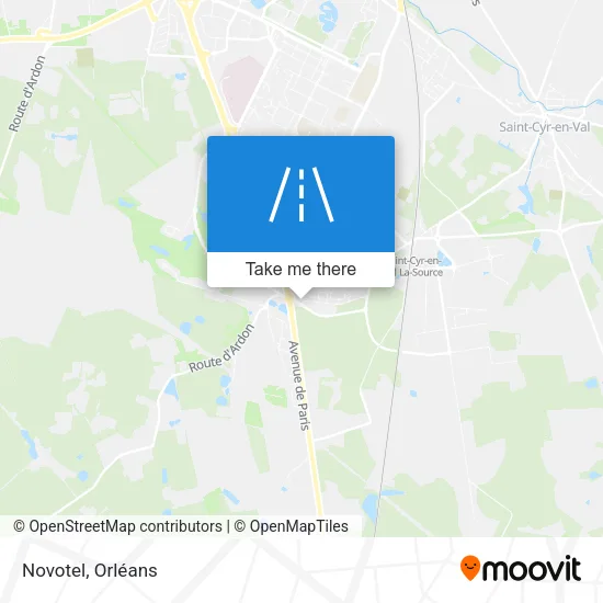 Novotel map