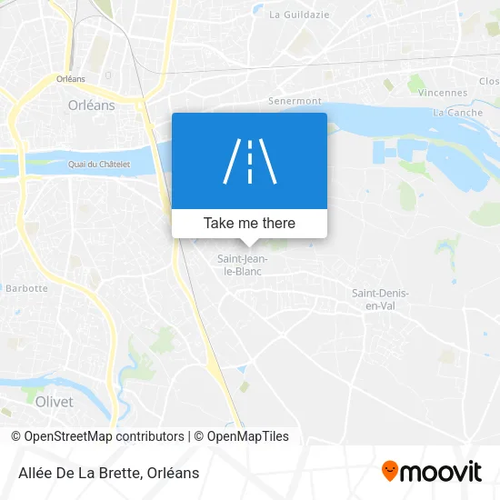 Allée De La Brette map