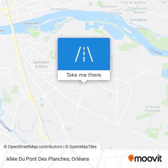 Allée Du Pont Des Planches map
