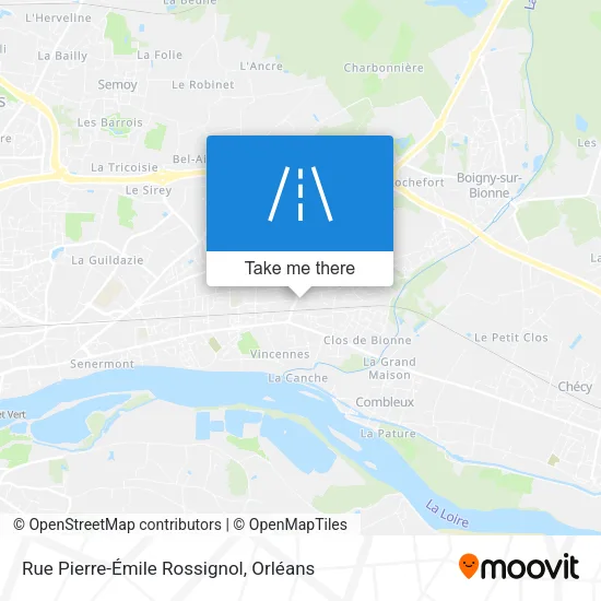 Rue Pierre-Émile Rossignol map