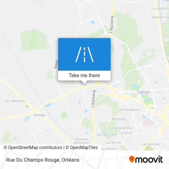 Rue Du Champs Rouge map