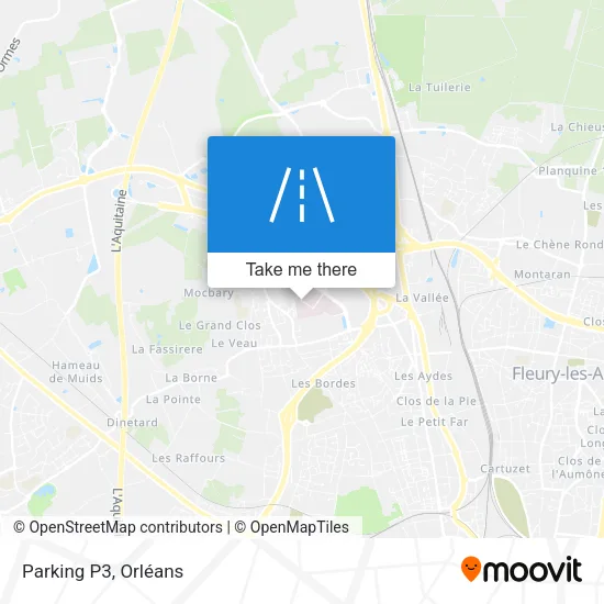 Parking P3 map