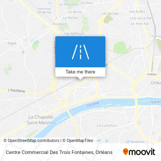 Centre Commercial Des Trois Fontaines map