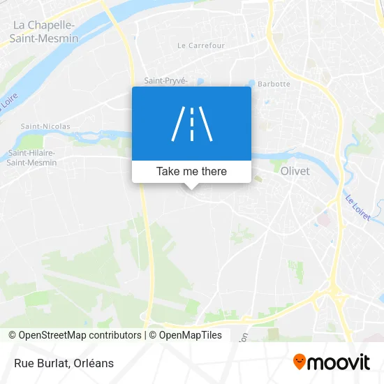 Rue Burlat map