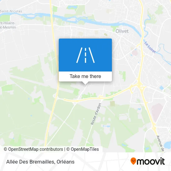 Allée Des Bremailles map