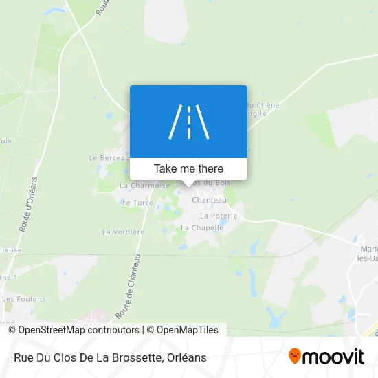 Rue Du Clos De La Brossette map