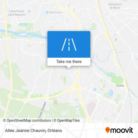 Allée Jeanne Chauvin map
