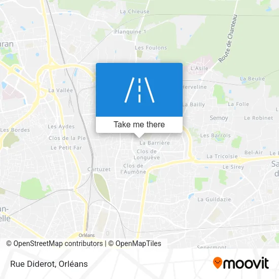 Rue Diderot map