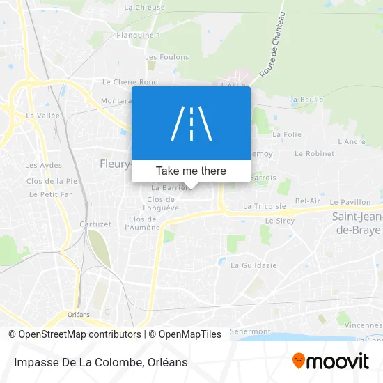 Impasse De La Colombe map