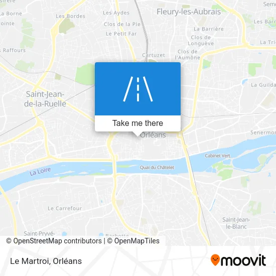 Le Martroi map