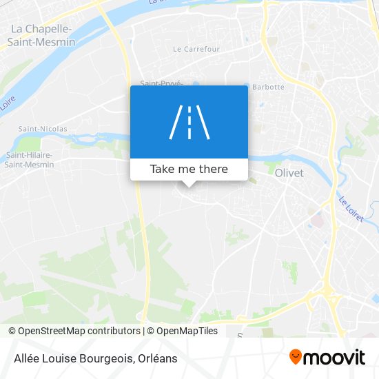 Allée Louise Bourgeois map