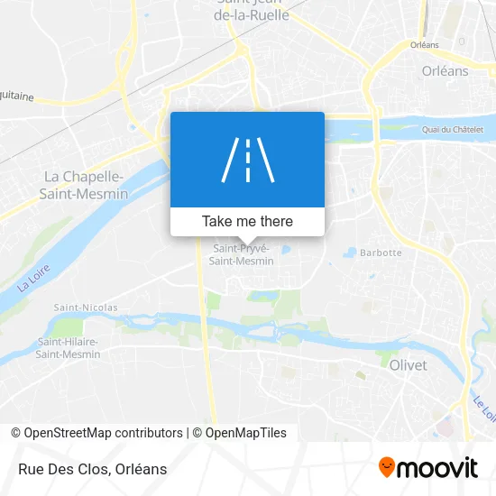 Rue Des Clos map
