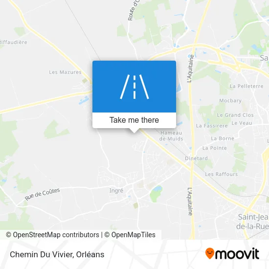 Chemin Du Vivier map
