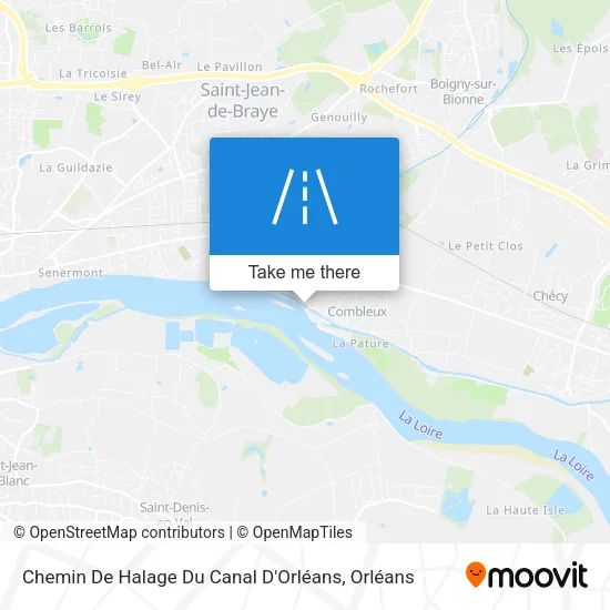 Chemin De Halage Du Canal D'Orléans map