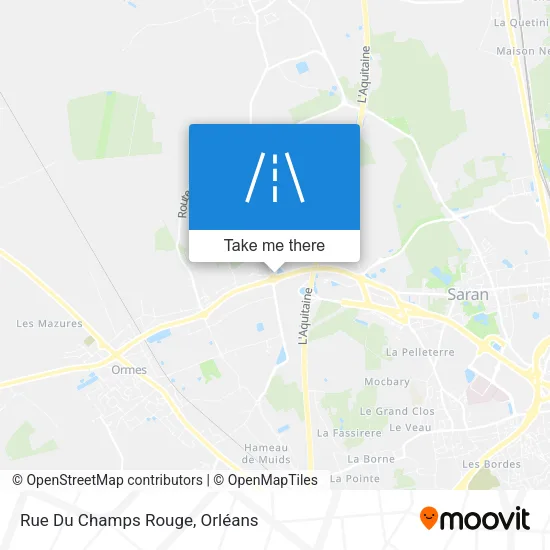 Rue Du Champs Rouge map