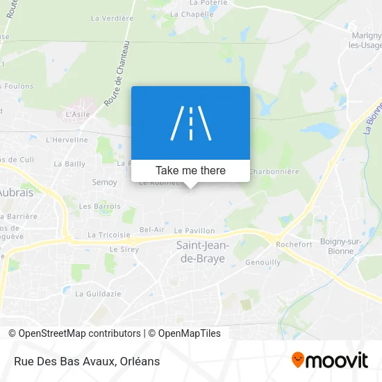 Rue Des Bas Avaux map