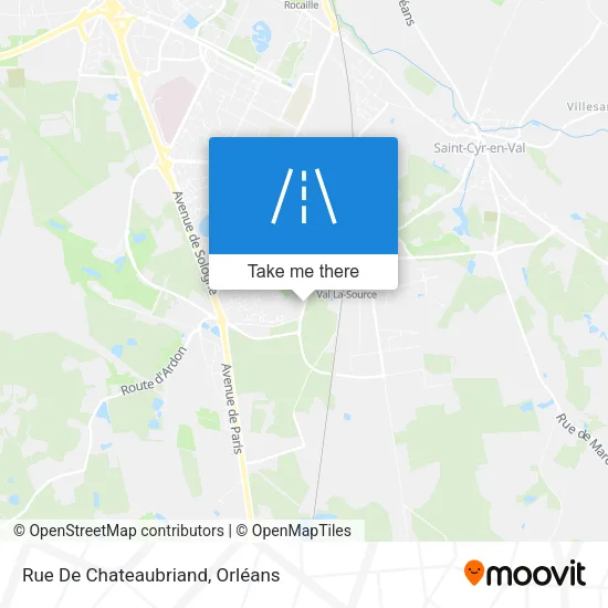 Rue De Chateaubriand map