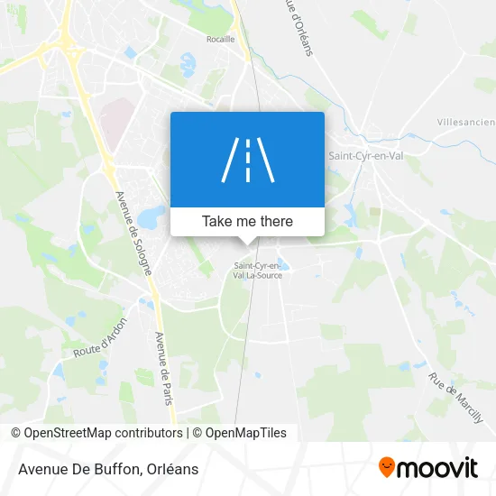 Avenue De Buffon map