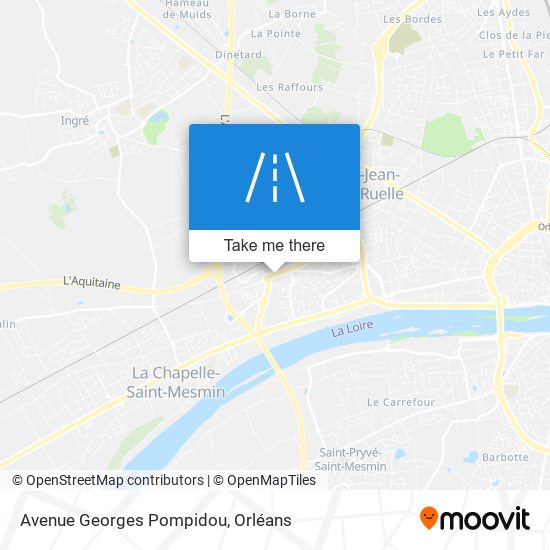 Avenue Georges Pompidou map