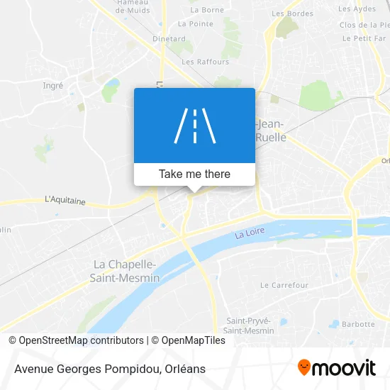 Avenue Georges Pompidou map