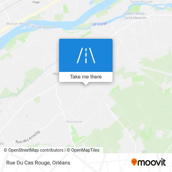 Rue Du Cas Rouge map