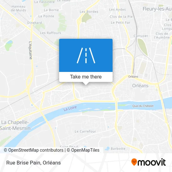 Rue Brise Pain map