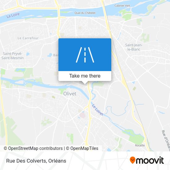 Rue Des Colverts map