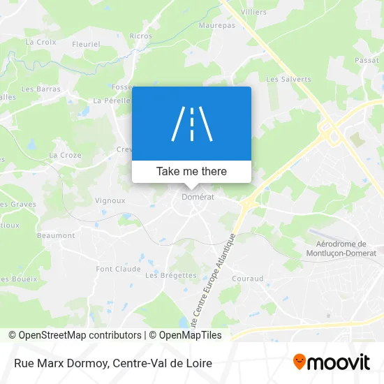Rue Marx Dormoy map