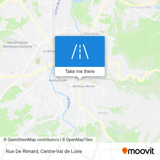 Rue De Rimard map