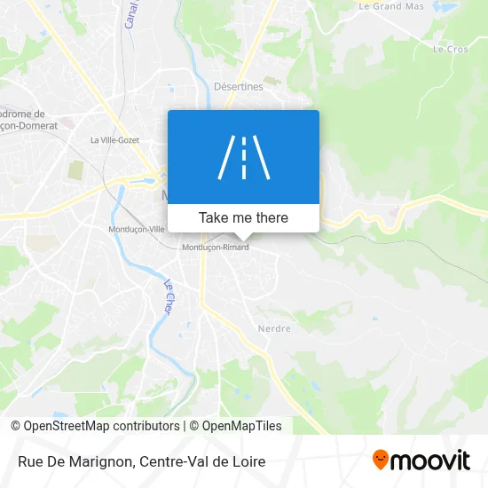 Rue De Marignon map