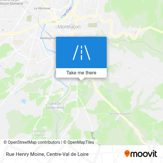 Rue Henry Moine map