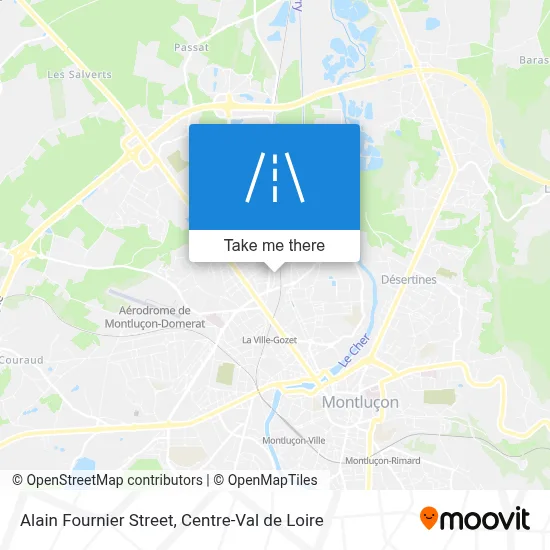 Rue Alain Fournier map