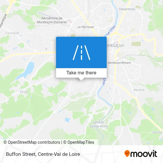 Rue Buffon map