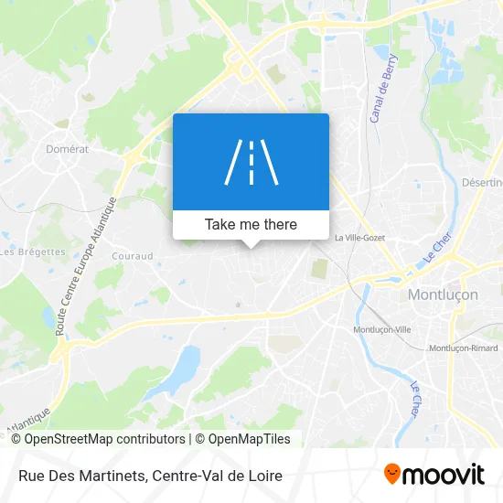 Rue Des Martinets map