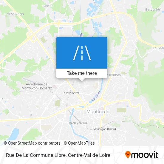 Rue De La Commune Libre map