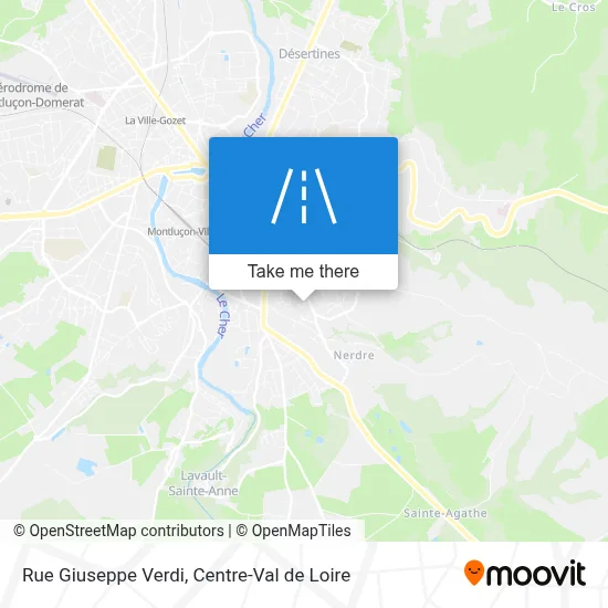 Rue Giuseppe Verdi map