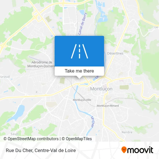 Rue Du Cher map