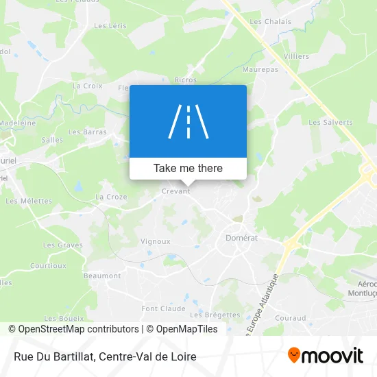 Rue Du Bartillat map