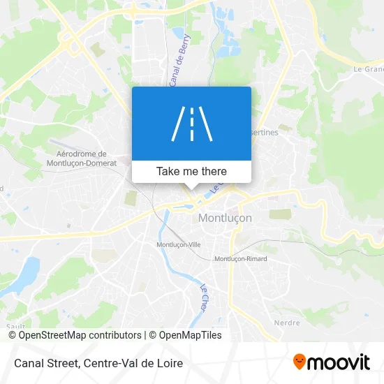 Rue Du Canal map