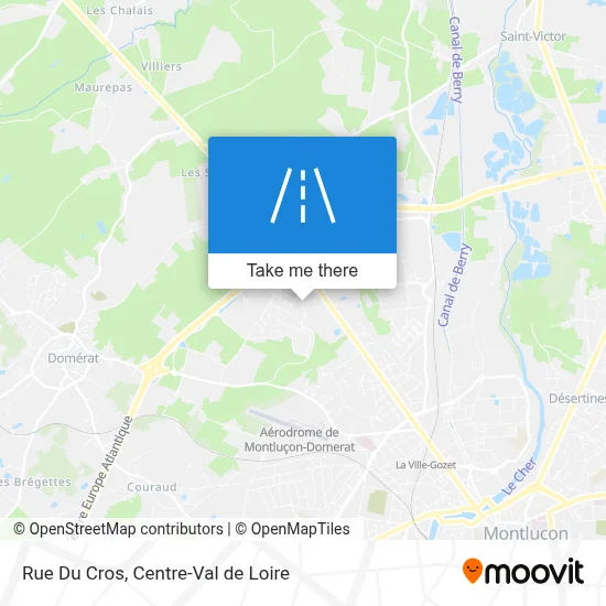 Rue Du Cros map