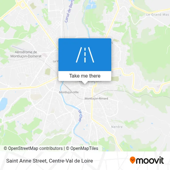 Rue Sainte-Anne map