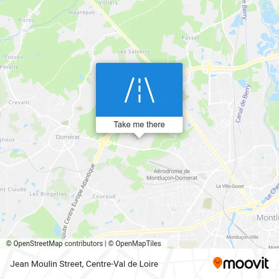 Rue Jean Moulin map
