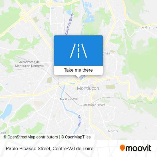 Rue Pablo Picasso map