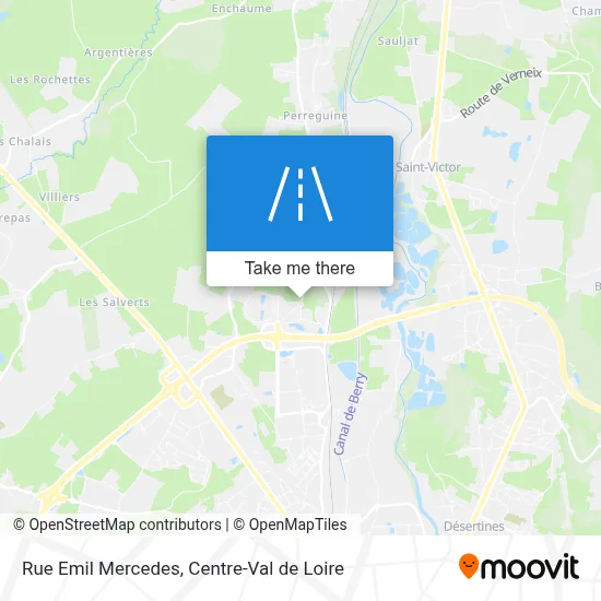 Rue Emil Mercedes map
