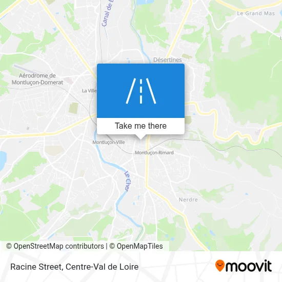 Rue Racine map